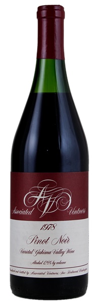 1978 Associated Vintners Pinot Noir, 750ml