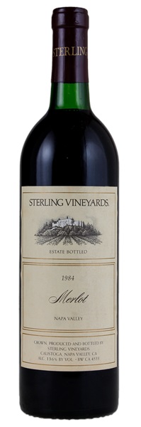1984 Sterling Vineyards Merlot, 750ml