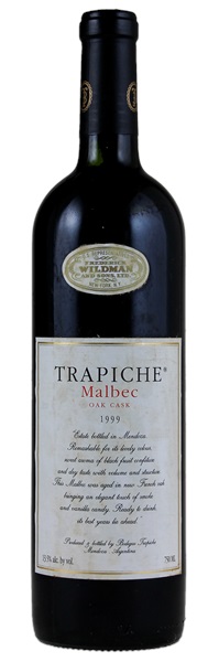 1999 Trapiche Oak Cask Malbec, 750ml