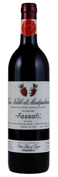 1985 Fassati Vino Nobile di Montepulciano, 750ml