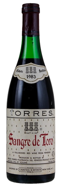 1983 Miguel Torres Sangre de Toro, 750ml