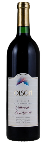 1985 Olson Vineyards Cabernet Sauvignon, 750ml
