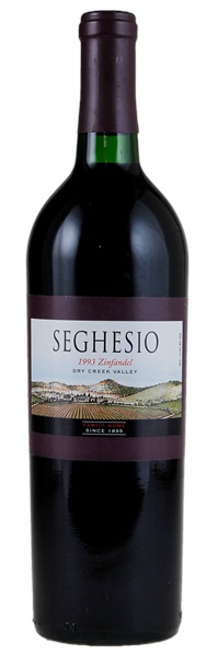 1993 Seghesio Family Winery Dry Creek Valley Zinfandel, 750ml