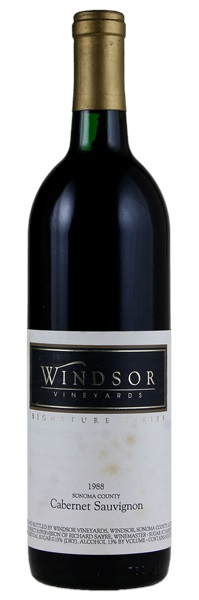1988 Windsor Vineyards Signature Series Cabernet Sauvignon, 750ml