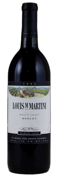 1993 Louis M. Martini North Coast Merlot, 750ml