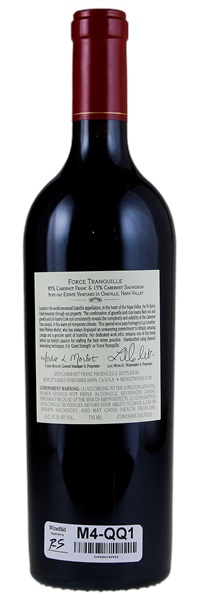2019 Morlet Family Vineyards Force Tranquille Cabernet Franc, 750ml