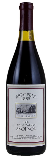 1986 Bergfeld Pinot Noir, 750ml