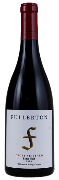2015 Fullerton Wines Croft Vineyard Pinot Noir, 750ml
