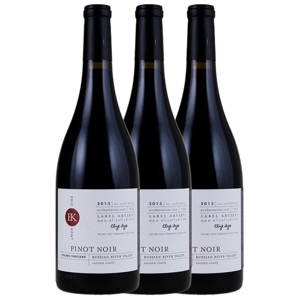 2013 Eric Kent Wine Cellars Stiling Vineyards Pinot Noir, 750ml