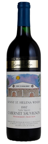 1987 Sunny St. Helena Winery Winemaker's Selection Cabernet Sauvignon, 750ml