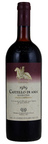 1989 Castello di Ama Vigna l'Apparita, 750ml