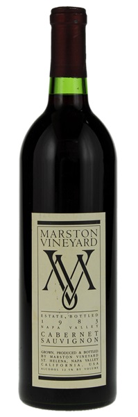 1983 Marston Family Vineyards Cabernet Sauvignon, 750ml