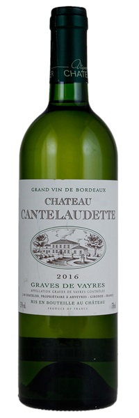 2016 Château Cantelaudette Blanc, 750ml