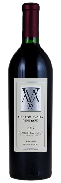 2017 Marston Family Vineyards Cabernet Sauvignon, 750ml