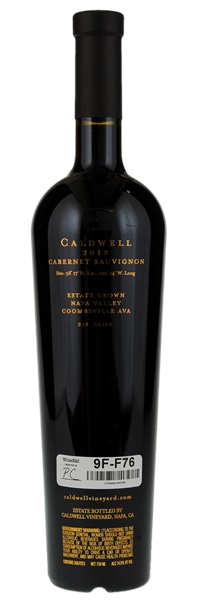 2015 Caldwell Vineyards Gold Cabernet Sauvignon, 750ml