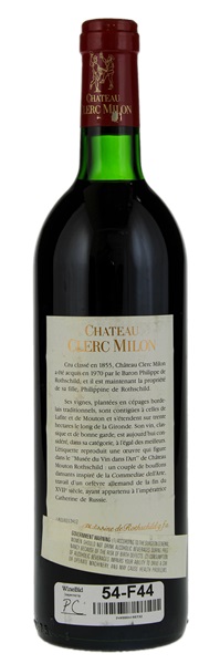 1990 Château Clerc-Milon, 750ml