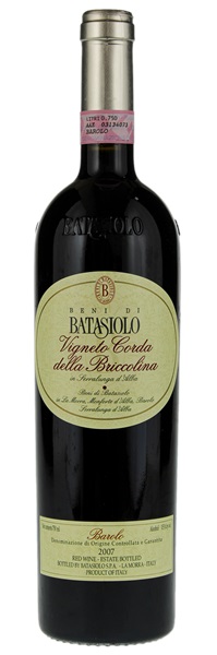 2007 Beni di Batasiolo Barolo Corda della Briccolina, 750ml