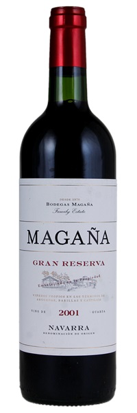 2001 Bodegas Vina Magana Navarra Gran Reserva, 750ml