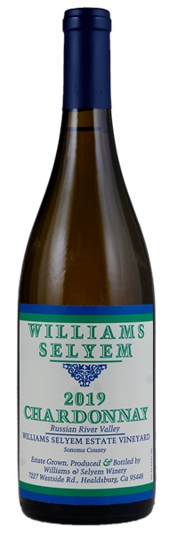 2019 Williams Selyem Williams Selyem Estate Vineyard Chardonnay, 750ml