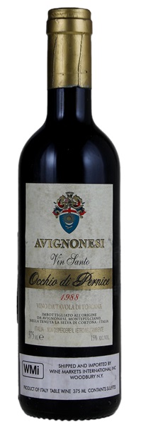1988 Avignonesi Vin Santo di Montepulciano Occhio di Pernice, 375ml