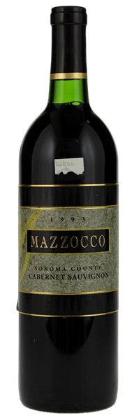 1993 Mazzocco Cabernet Sauvignon, 750ml
