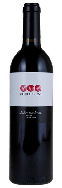 2016 World's End If Six Was Nine Reserve Cabernet Sauvignon, 750ml