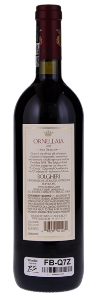 2018 Tenuta Dell'Ornellaia Ornellaia La Grazia, 750ml