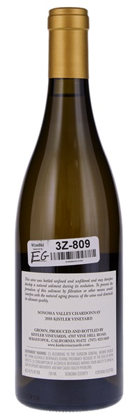2018 Kistler Kistler Vineyard Chardonnay, 750ml