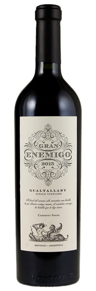 2015 El Enemigo Gran Enemigo Gualtallary Single Vineyard Cabernet Franc, 750ml
