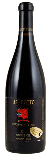2011 Del Dotto Swan Clone Damy Vosges Tight Grain Cinghiale Vineyard Pinot Noir, 750ml