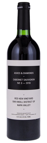 2018 Ashes & Diamonds Red Hen Cabernet Sauvignon, 750ml