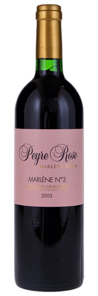 2003 Peyre Rose Vin de France Marlène N°3, 750ml