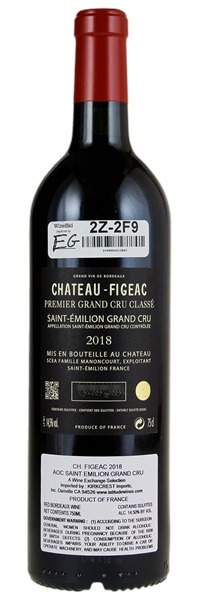 2018 Château Figeac, 750ml