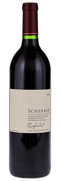 2014 Scherrer Scherrer Vineyard Old Vines Unfiltered Zinfandel, 750ml