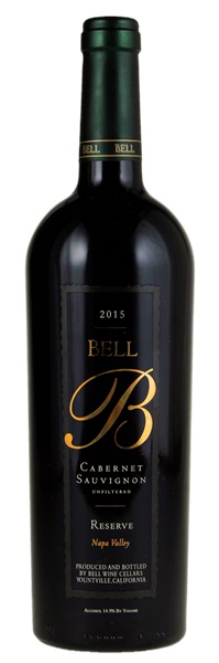 2015 Bell Wine Cellars Reserve Cabernet Sauvignon, 750ml