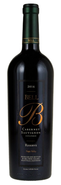 2016 Bell Wine Cellars Reserve Cabernet Sauvignon, 750ml