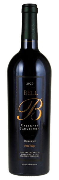2020 Bell Wine Cellars Reserve Cabernet Sauvignon, 750ml