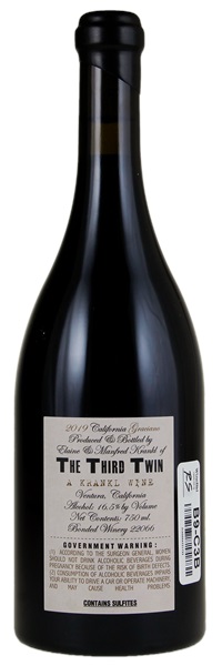 2019 The Third Twin Graciano, 750ml