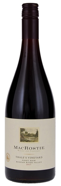 2017 Macrostie Thale's Vineyard Pinot Noir (Screwcap), 750ml
