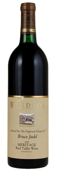 1993 Windsor Vineyards Private Reserve Meritage, 750ml