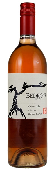 2016 Bedrock Wine Company Ode to Lulu Old Vine Rose (Screwcap), 750ml