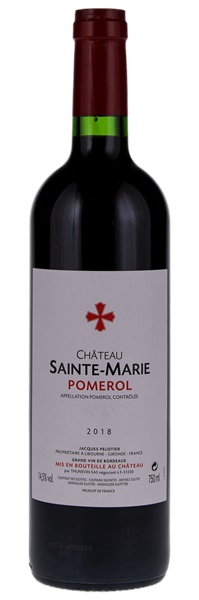 2018 Château Sainte Marie Pomerol, 750ml