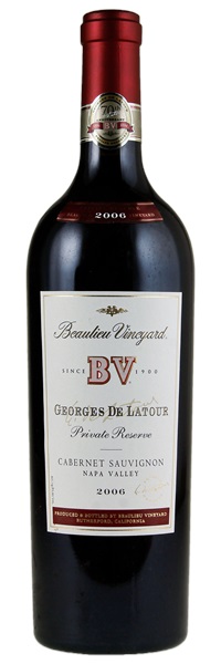 2006 Beaulieu Vineyard Georges de Latour Private Reserve Cabernet Sauvignon, 750ml