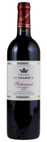 2007 Chateau le Charmeil Pécharmant, 750ml