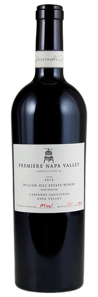 2012 Premiere Napa Valley Auction 18 William Hill Estate Winery Lot 145 Benchmark Cabernet Sauvignon, 750ml