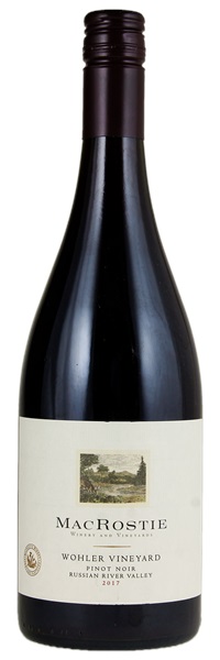 2017 Macrostie Wohler Vineyard Pinot Noir (Screwcap), 750ml