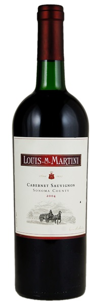 2004 Louis M. Martini Sonoma County Cabernet Sauvignon, 750ml