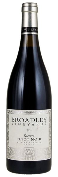 2008 Broadley Vineyards Reserve Pinot Noir, 750ml
