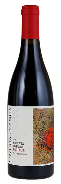 2016 Lingua Franca Hope Well Vineyard Pinot Noir, 750ml