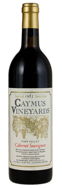 1983 Caymus Special Selection Cabernet Sauvignon, 750ml